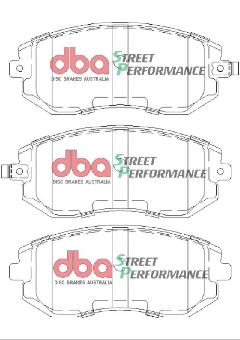 DBA SP500 Brake Pads for Daily Driver Vehicles Low Dust Low Wear - Image 2