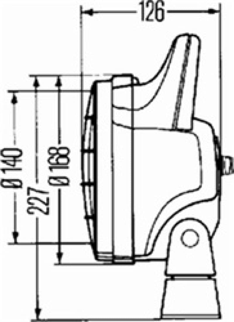 Hella Work Lamp for Automotive Use 12V 55W Halogen - Image 4