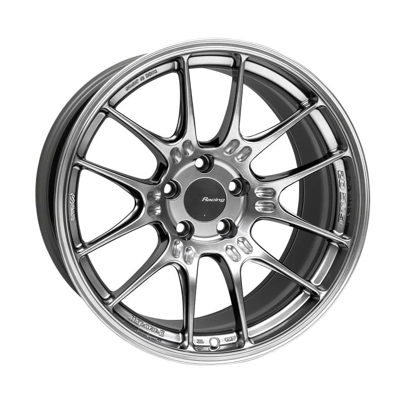 Enkei GTC02 18x9.5 5x114.3 15mm Offset Hyper Silver Wheel
