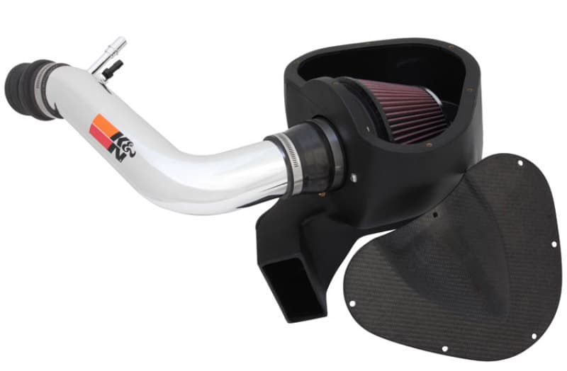 K&N Engineering Cold Air Intake for Chevy C6 69-3529TP Mandrel-Bent Aluminum