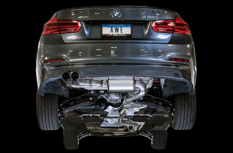 AWE Tuning Axle-Back Exhaust for BMW 328i/430i Touring 180 Technology® Stainl... - Image 3