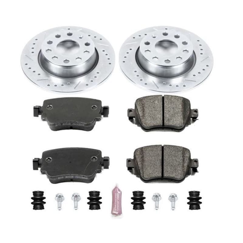 PowerStop Z23 Evolution Brake Kit for Daily Driver Carbon-Fiber Ceramic Pads