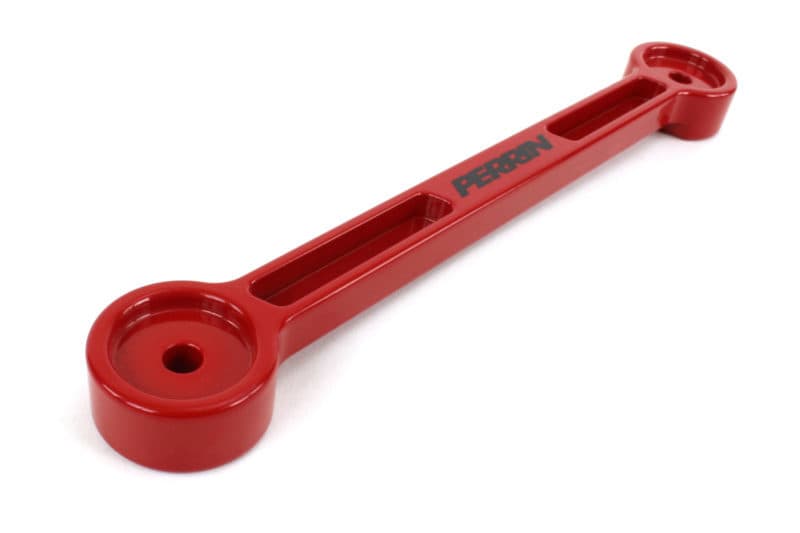 Perrin Performance Battery Tie Down for 17-21 Honda Civic Si Coupe/Sedan Red - Image 2