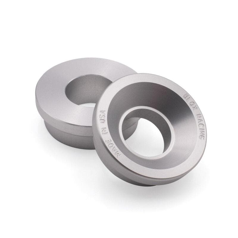 BLOX Racing Shifter Bushing Kit for B-Series Transmission 2-Pc Solid Raw - Image 2
