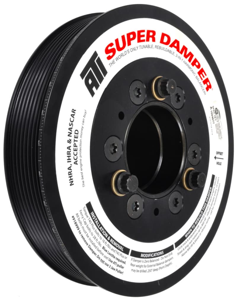 ATI Damper for Dodge 2009+ 5.7L/6.4L Hemi Truck 7.48in Alum 8 Groove 3 Ring