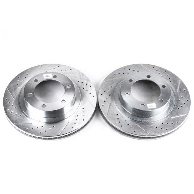 PowerStop Evolution Drilled/Slotted Brake Rotor for OE Fit with Zinc Plating