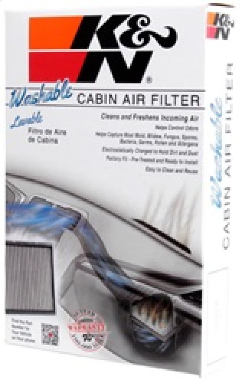 K&N Engineering Cabin Air Filter Washable High-Flow Synthetic Material - Image 5
