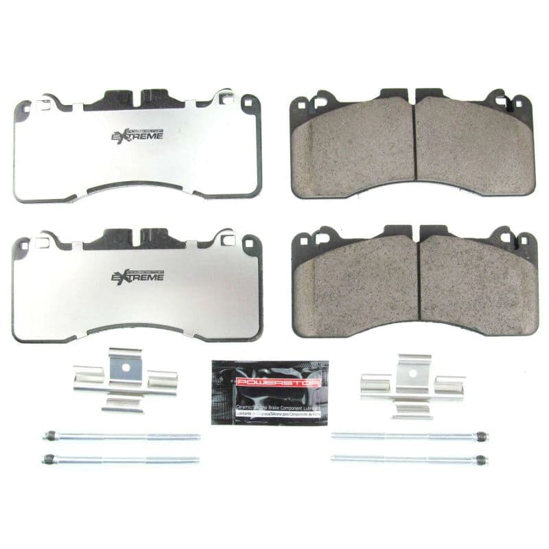 PowerStop Z26 Ceramic Brake Pads for Muscle Cars Low-Dust Carbon-Fiber Compound