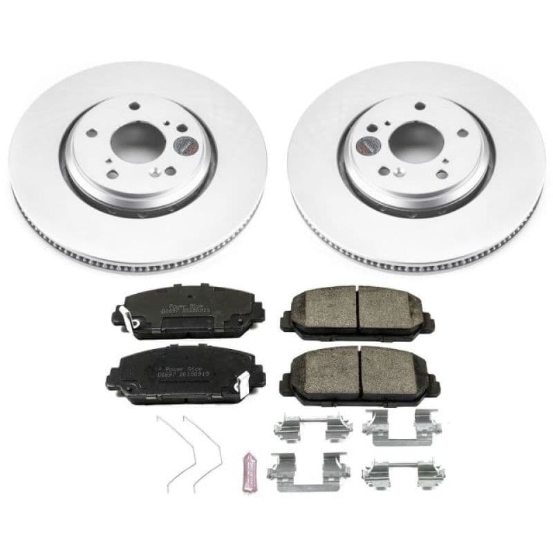 PowerStop Z17 Evolution Coated Rotor Brake Kit for Daily-Driven Vehicles