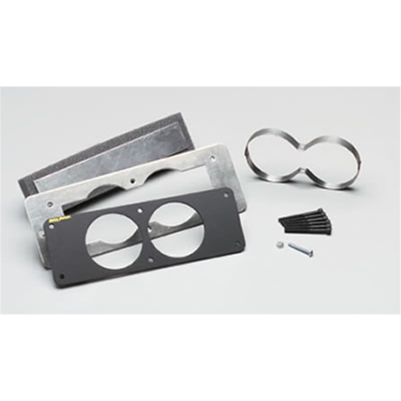 AutoMeter Dual 2 5/8" Gauge Pod Mount for Mustang 87-93 Fox Black - Image 2