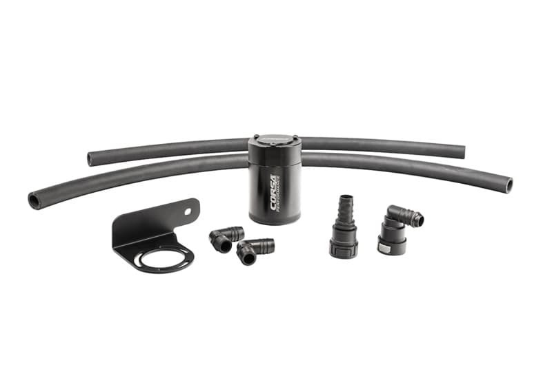 CORSA Performance Oil Catch Can for Chevy C6 6061 Aluminum Multi-Stage Separa...