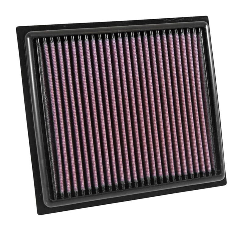 K&N Engineering Drop-In Air Filter Washable Reusable High-Flow for Multiple V...