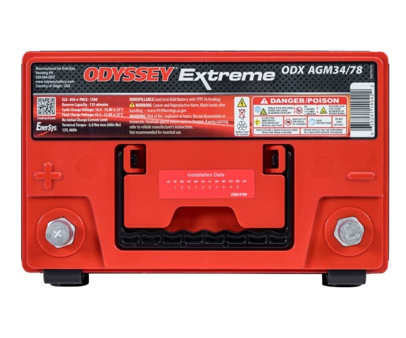 Odyssey Battery AGM2 TPPL Battery Thin Plate Pure Lead High Power ODX-AGM34 78 - Image 3