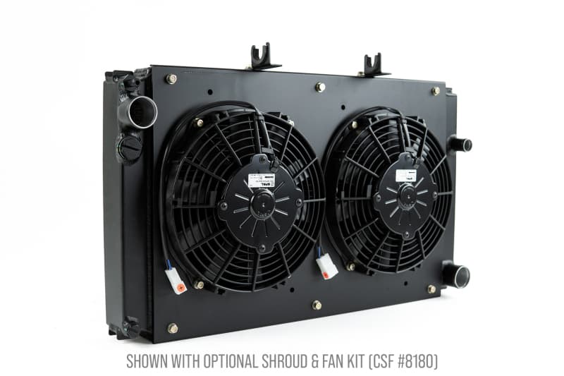 CSF Aluminum Radiator for Porsche 944/968/924S 2-Row Core - Image 2