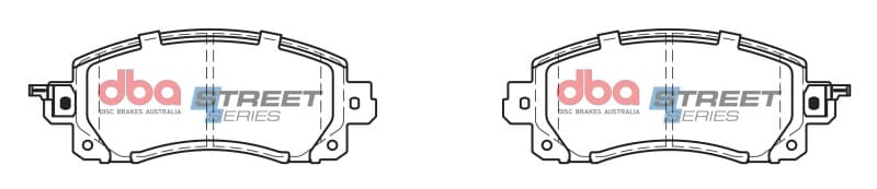 DBA Street Series Brake Pads for OE-Level Performance