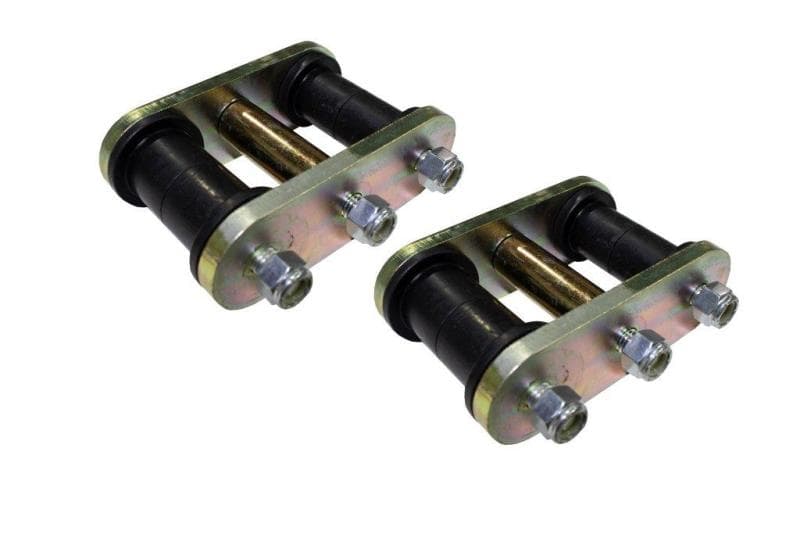 Fishbone Offroad Leaf Spring Shackle for Jeep Wrangler YJ 3/8" Steel HD Set of 2 - Image 2