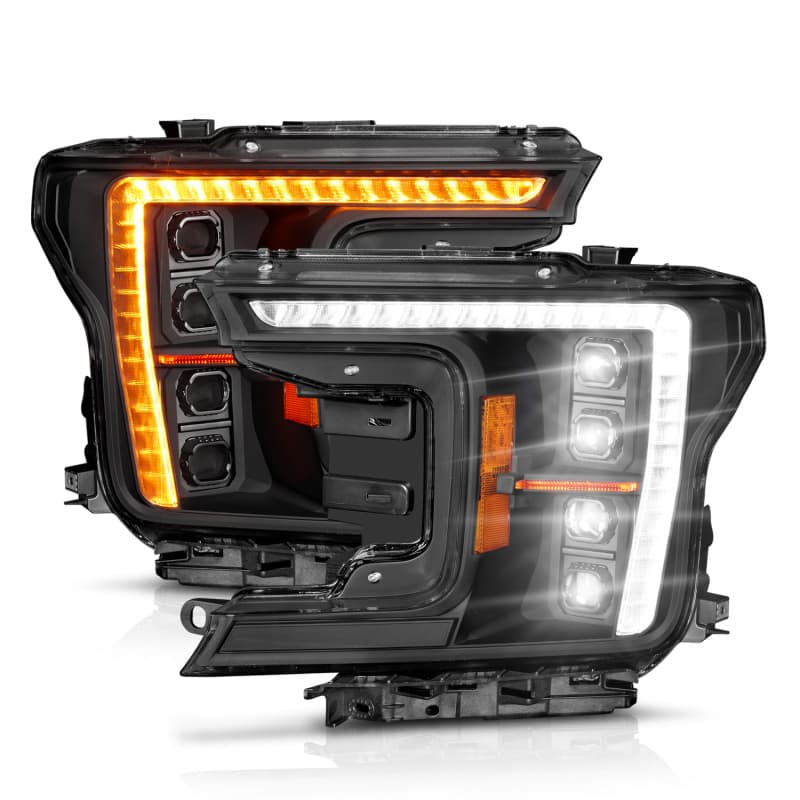 ANZO Z-Series Full LED Projector Headlights for 18-20 Ford F-150 (Halogen) Pair - Image 2