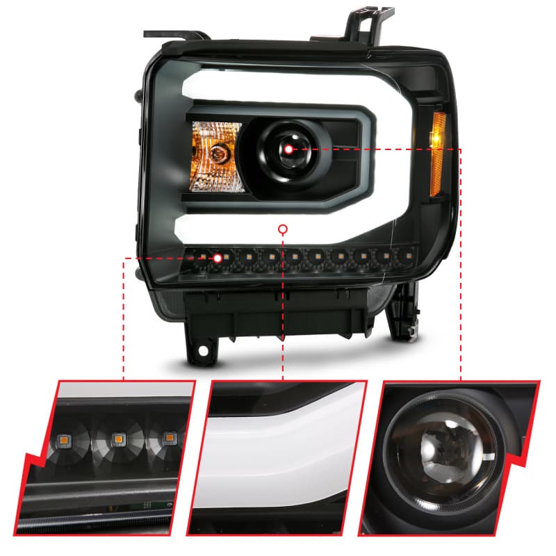 ANZO LED Projector Headlights for Chevy C6 111487 - Image 4