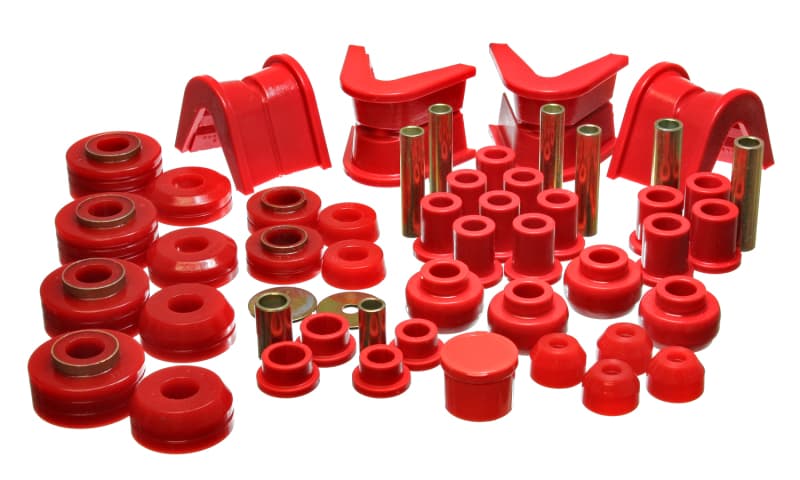 Energy Suspension Hyper-Flex Polyurethane Bushing Set Red - Image 3