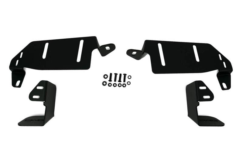 DV8 Offroad Light Bar Mounts for Ford Bronco Front Bumper Dual 3-Inch Pod Lights