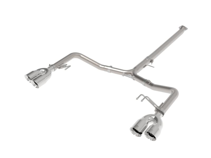 aFe Exhaust Axle Back System 3in Stainless Steel Dual 4in Tips