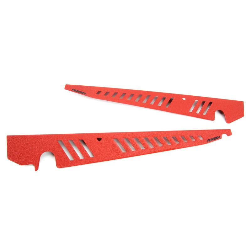 Perrin Performance Fender Shroud Set for 15-21 Subaru WRX/STI Red - Image 2
