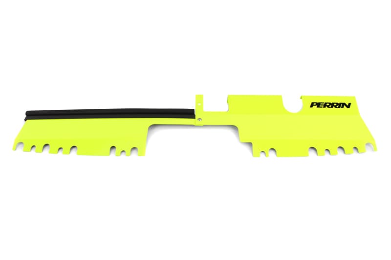 Perrin Performance Radiator Shroud for 15-21 Subaru WRX/STI Neon Yellow - Image 3