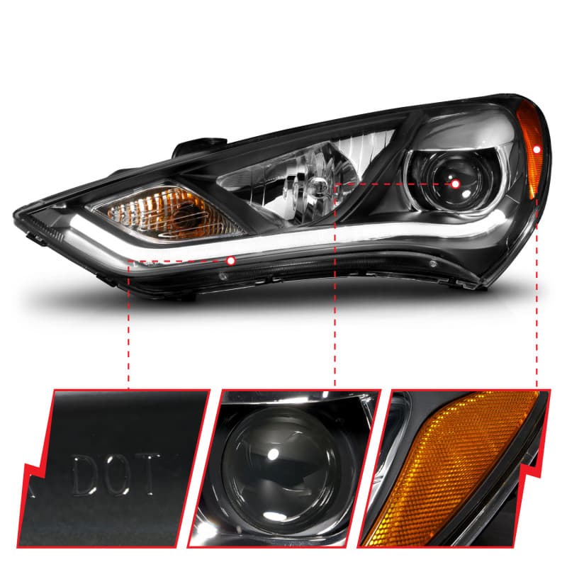 ANZO LED Projector Headlights for Chevy C6 121511 - Image 4