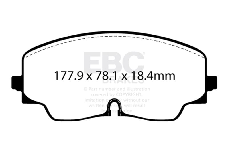 EBC Bluestuff NDX Brake Pad Set High Friction Sport & Race Material