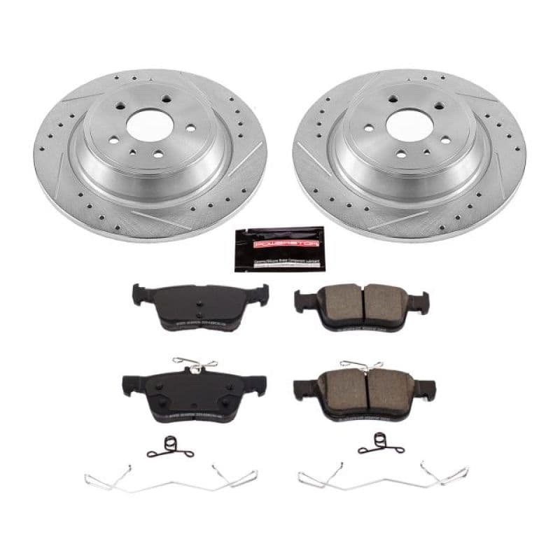 PowerStop Z23 Evolution Sport Brake Kit for Daily Driver Carbon-Fiber Ceramic...