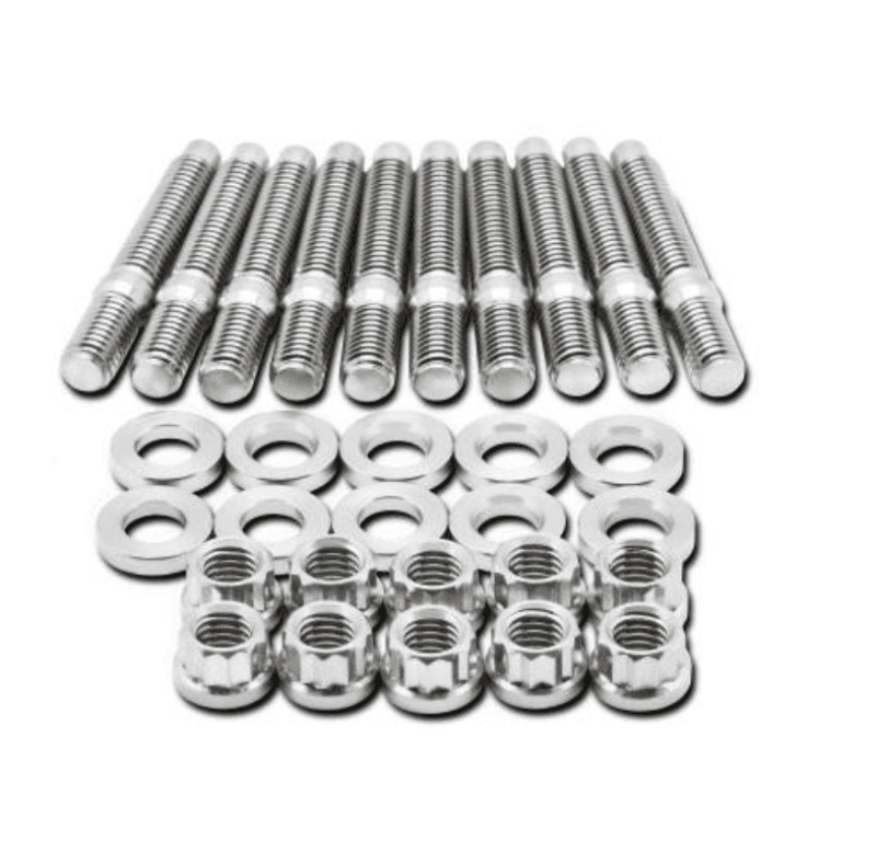 BLOX Racing Exhaust Manifold Stud Kit SUS303 Stainless Steel M8x1.25mm 45mm 7... - Image 2