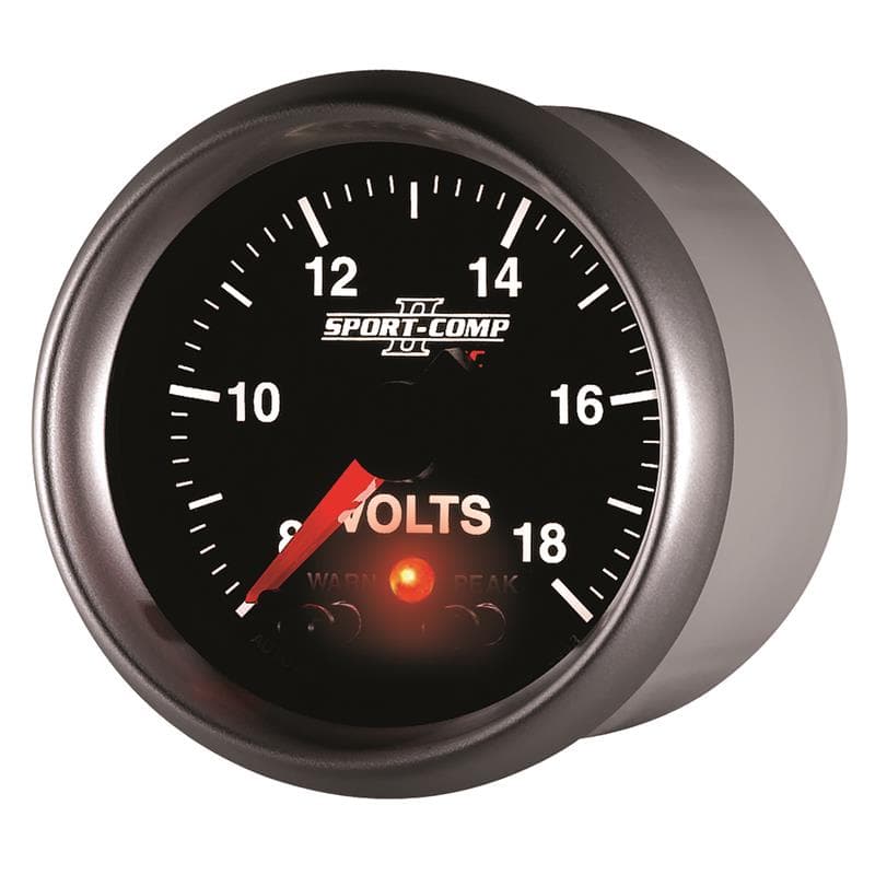 AutoMeter Digital Stepper Motor Voltmeter 8-18V for Negative Ground Systems - Image 4