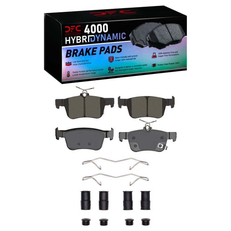 DFC 4000 HybriDynamic Brake Pads Consistent Pedal Feel Low Dust Low Noise