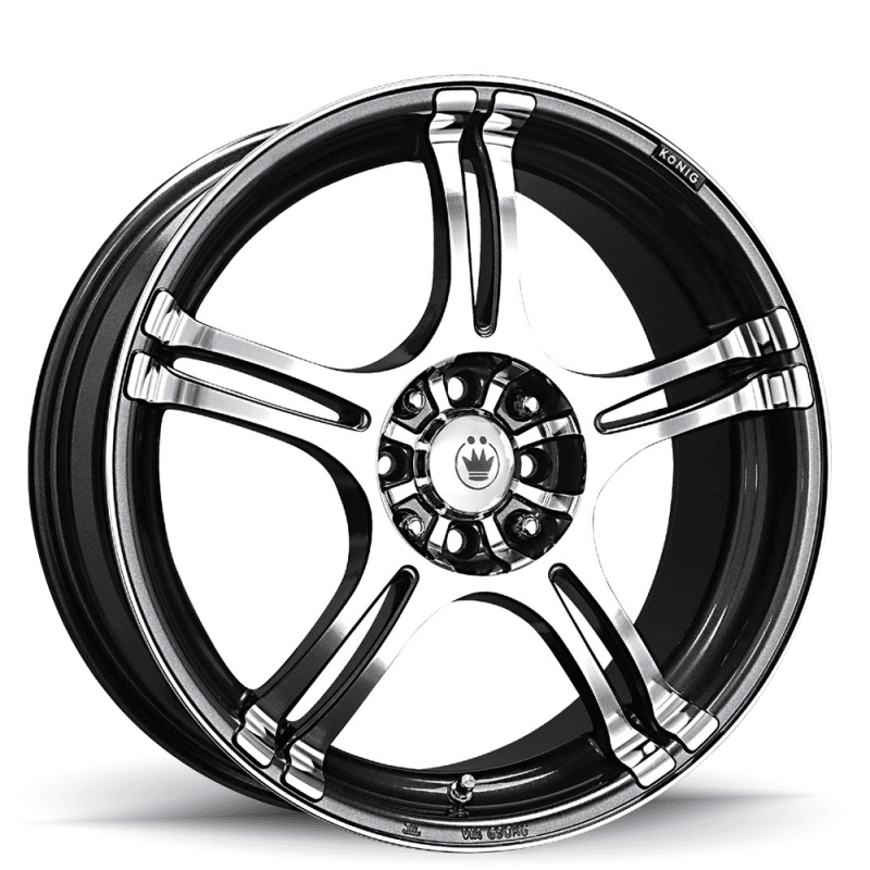 Konig Incident Wheels 13x5.5 8x100/114.3 ET38 Graphite