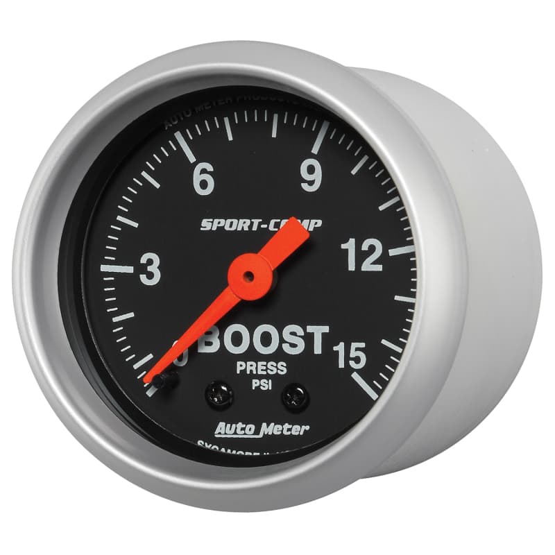 AutoMeter Mechanical Boost Gauge 1/8" NPT Pressure Connection - Image 5