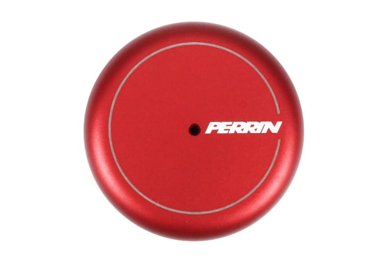 Perrin Performance Oil Filter Cover for Subaru WRX & BRZ/FR-S/86/GR86 Red - Image 2