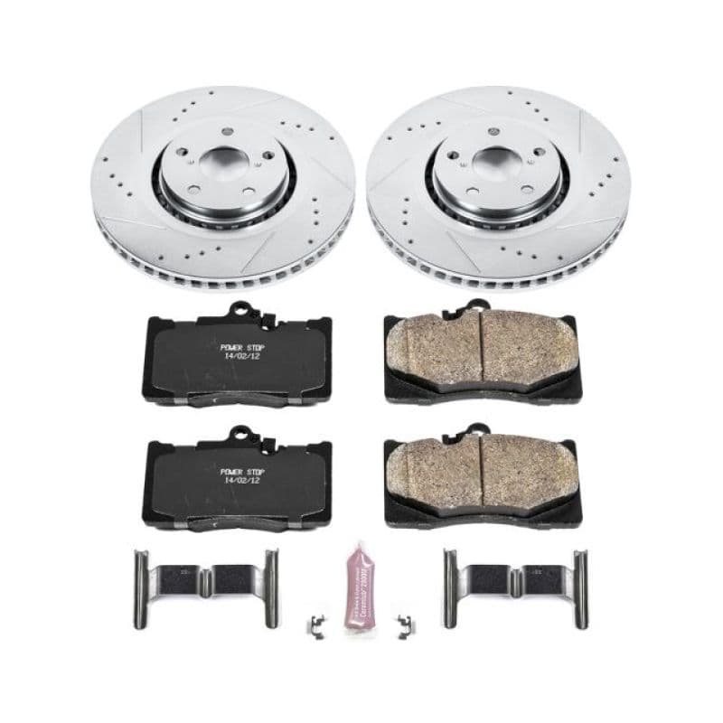 PowerStop Z23 Evolution Brake Kit for Daily Driver Carbon-Fiber Ceramic Pads