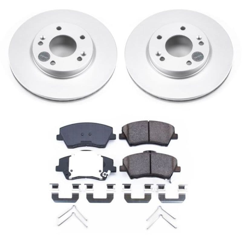 PowerStop Z17 Evolution Coated Rotor Brake Kit for Daily-Driven Vehicles