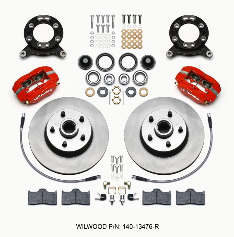 Wilwood Classic Series Front Disc Brake Kit for 1965-69 Ford Mustang 4-Piston...