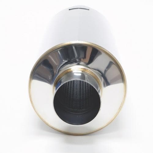 BLOX Racing Universal Muffler 76.2mm N1 Angled Tip