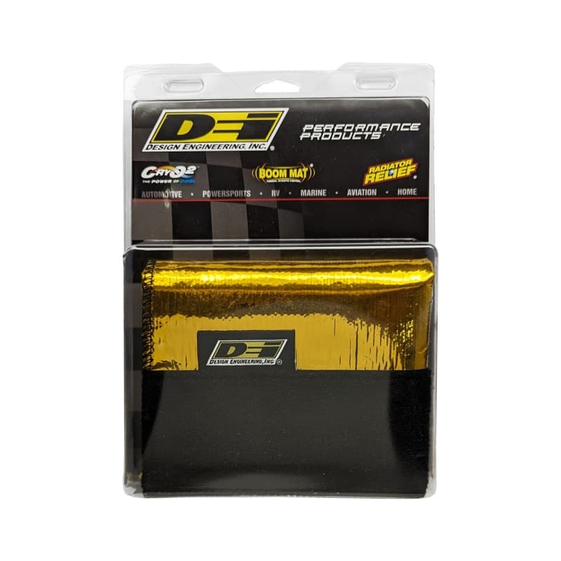 DEI Cool Cover GOLD Heat Shield for Air Tubes High Temp Metalized Polyimide - Image 4