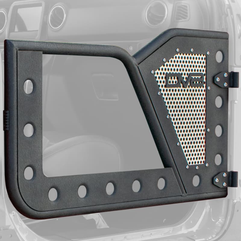DV8 Offroad Half Doors for Jeep JL with Aluminum Mesh and Steel Plating - Image 3