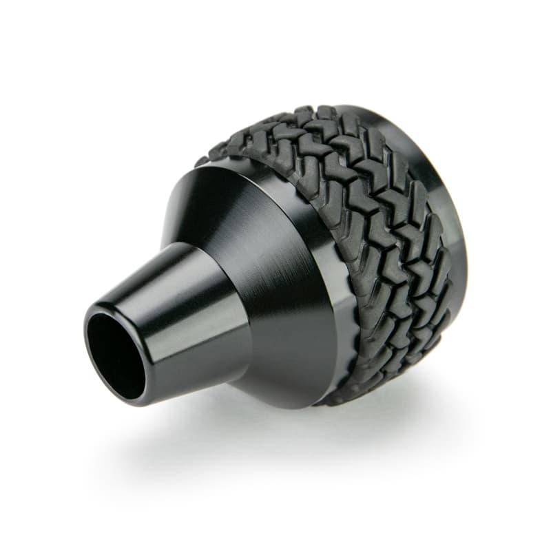 DV8 Offroad Shift Knob for 2011-18 Jeep JK Billet Aluminum Tired Tread Grip - Image 2