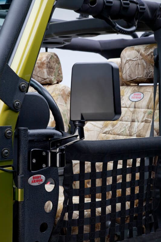 Body Armor 4x4 Adjustable Trail Door Mirrors for Body Armor Trail Doors Stain... - Image 5