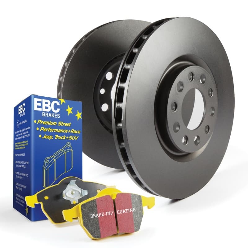 EBC Yellowstuff Brake Pad and Rotor Kit for S13 with GG Rated High Friction Pads