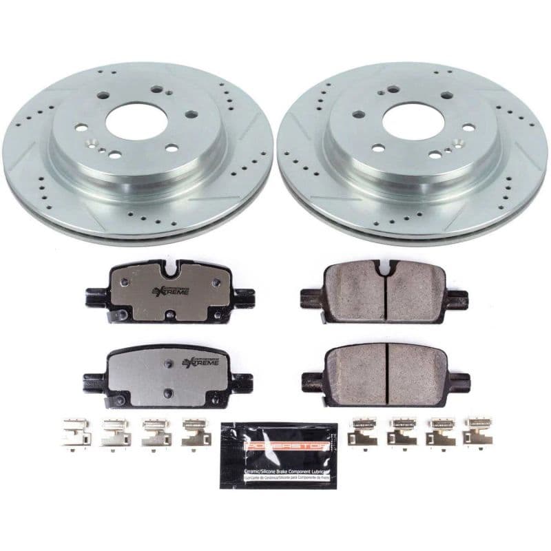 PowerStop Z36 Truck & Tow Brake Kit for Trucks 4x4 SUVs Ceramic Carbon-Fiber ...