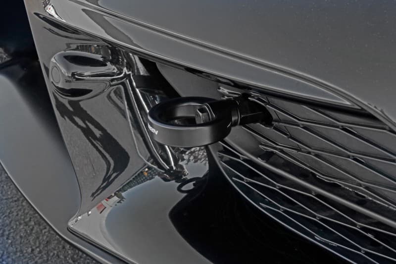 Perrin Performance Tow Hook Kit for 20-25 Toyota Supra Front Black - Image 5