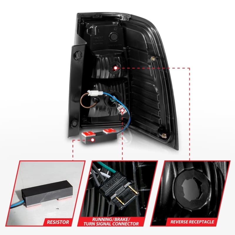 ANZO LED Taillights for Chevy C6 100% Street Legal - Image 5