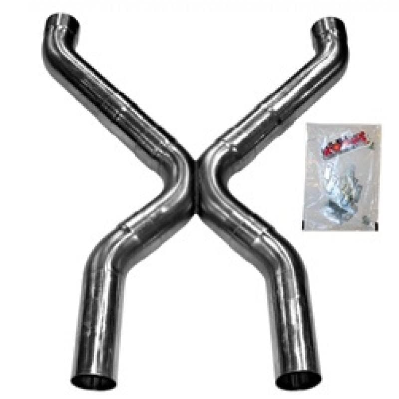 Kooks Headers Collector Mufflers for Chevy C6 High-Flow Stainless Steel - Image 2