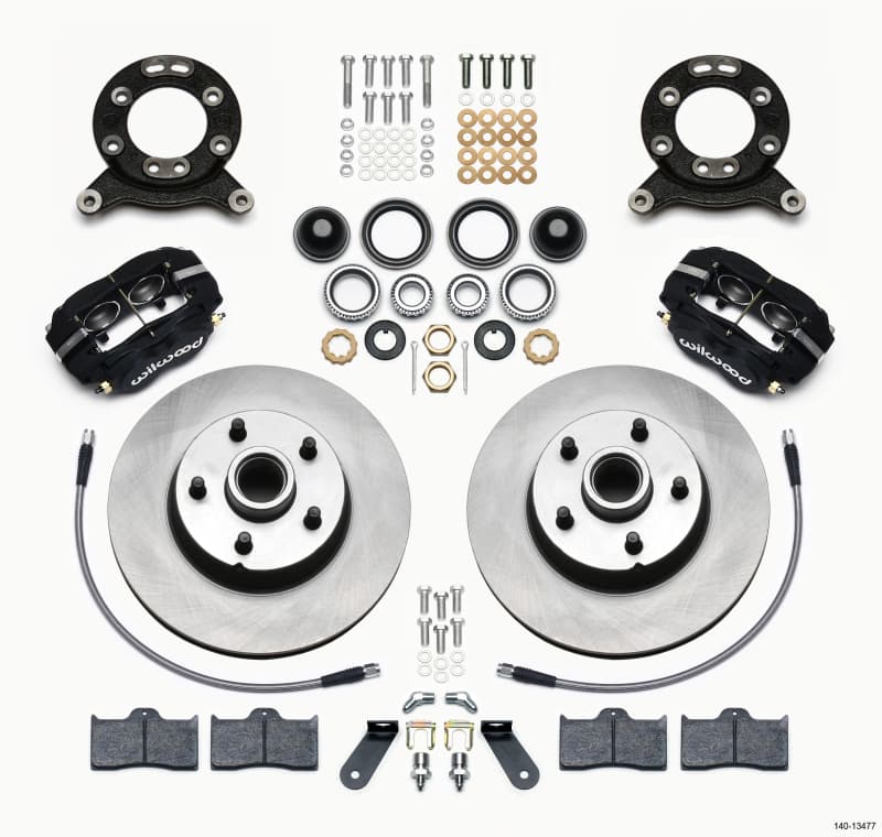 Wilwood Classic Series Front Disc Brake Kit for Ford Mustang 4-Piston 11.3" R...